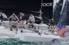 Laura Grondin on Melges iC37 - Newport Regatta 2021