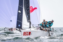 Monsoon USA851 of Bruce Ayres with Kate O’Donnell, Ted Hackney, Thomas Dietrich and Jeremy Wilmot - 2022 Bacardi Cup Invitational Regatta - Miami, FL