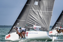 Full Throttle USA849 of Brian Porter with RJ Porter, Bri Porter and Matt Woodworth - Bacardi Cup Invitational Regatta 2022