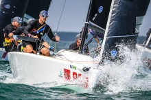 Lucky Dog USA858 of Travis Weisleder with John Bowden, Hayden Goodrick and Mark Mendleblat - 2022 Bacardi Cup Invitational Regatta - Miami, FL