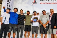 MAVI USA820 of Bora Gulari with Kyle Navin, Norman Berge, Ian Liberty and Michael Menninger - Melges 24 class winner of the Bacardi Cup Invitational Cup 2022