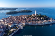 Ancient, densely spaced terracotta-roofed buildings and the giant baroque basilica of St Euphemia of Rovinj’s old town are a perfect backdrop for tough and competitive racing.