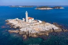 ACI marina Rovinj is located on the south-eastern side of the city port, the site of the best view of the old city centre and the Church of St. Euphemia, as well as the island of St. Catherine.