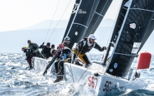 UniversitasNova CRO567 of Ivan Gljakovic Gaspic with Mia Kljakovic Gaspic, Marin Golem, Sime Markic and Filip Miroic - CRO Melges 24 Cup 2022 Event 3 Opatija