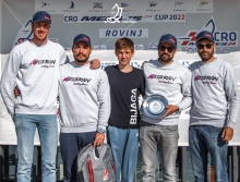 Mataran CRO 383 of Ante Botica with Ivo Matic, Mario Skrlj, Damir Civadelic and Max Carija - second overall and the best Corinthian team at the first event of the Melges 24 European Sailing Series 2022 in Rovinj, Croatia.