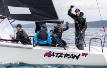 Boat of the Day - The Corinthian crew of Mataran 24 CRO383 (1-3-7), owned of Ante Botica, took the provisional leadership after Day One of the first event of the Melges 24 European Sailing Series 2022 in Rovinj, Croatia.