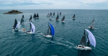 Day One of the opening event of the Melges 24 European Sailing Series 2022 in Rovinj, Croatia.