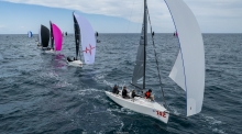 Fjonda CRO742 of Goran Ivankovic took the bullet from the second race of Day Two of the opening event of the Melges 24 European Sailing Series 2022 in Rovinj, Croatia