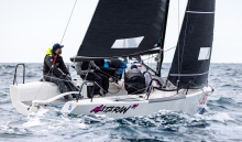 Mataran CRO 383 of Ante Botica retains its lead with five point margin on Day Two of the first event of the Melges 24 European Sailing Series 2022 in Rovinj, Croatia.