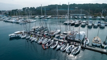 Melges 24 fleet in ACI Marina Rovinj 