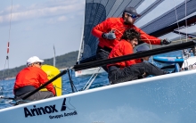 A newcomer in the Melges 24 class, Italian Marcello Caldonazzo Arvedi’s Gilles ITA793 that, helmed by Pietro D’Alí, an Italian legend able to be in the America’s Cup, in the Olympic and Whitbread, assisted by the former 470 World Champion Andrea Trani