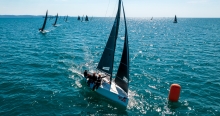 The best “actor in a leading role” was a Corinthian crew of Hungarian Akos Csolto Seven_Five_Nine HUN759, leading the pack after Day One at the second event of the Melges 24 European Sailing Series 2022 in Trieste, Italy