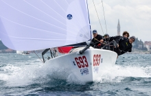 Melgina ITA693 of Paolo Brescia, overall winner of the 2021 Melges 24 European Sailing Series, took the bullet from Race Two on Day One of the first event of the Melges 24 European Sailing Series 2022 in Rovinj, Croatia.