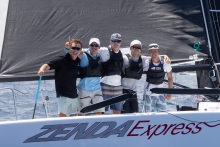 Harry Melges IV with Finn Rowe, Ripley Shelley, Carlos Robles and Patrick Wilson on Zenda Express finished his first ever Melges 24 World Championship 2022 on the second place