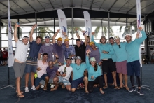 The overall Top 3 at the Melges 24 Worlds 2022