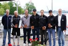 White Room GER677 of Michael Tarabochia, with Luis Tarabochia helming and Sebastian Bühler, Marco Tarabochia and Marvin Frisch in crew is the runner-up of the third event of the Melges 24 European Sailing Series 2022 in Austria