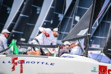 Eight-time Melges 24 U.S. National Champion Brian Porter on Full Throttle USA849 with Bri Porter, Rj Porter, Joey Mello and Matt Woolworth