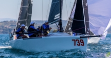 Croatian Luka Šangulin steering his Panjic CRO739, will challenge the teams from Austria and Germany at the upcoming third event of the Melges 24 European Sailing Series 2022 on lake Attersee