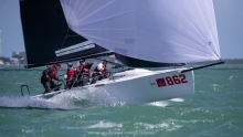 Melges 24 2019 Corinthian U.S. National Champion Steve Suddath on 3 1/2 Men (USA) with Steve Burke, Shawn Burke and Jack Smith