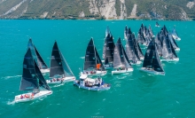 Day One of the fourth event of the Melges 24 European Sailing Series 2022 on lake Garda, in Italy 