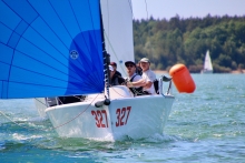 Ballyhoo Reloaded GER327 of Martin Thiermann with Thomas MAURER, Maximilian THIERMANN and Johannes THIERMANN - Melges 24 German Open 2022