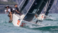 Martin Thiermann at the helm of Ballyhoo Reloaded GER327 - Melges 24 European Sailing Series 2022 Event 4 - Riva del Garda, July 2022