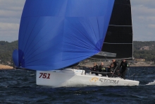 Storm Capital NOR751 with Peder Jahre, Pål Tønneson, Ane Gundersen, Marius Falch Orvin and Sivert Denneche - 2022 Melges 24 Norwegian Champion