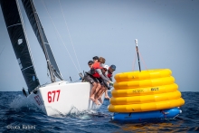 White Room GER677 of Michael Tarabochia with Luis Tarabochia at the helm - 2nd Overall and Corinthian at the Melges 24 European Sailing Series 2022 Event 5 - Imperia, Italy