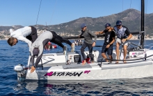 Mataran CRO383 of Ante Botica with  Ivo Matic, Mario Skrlj, Damir Civadelic, Max Carija - 2022 Melges 24 Corinthian European Champion