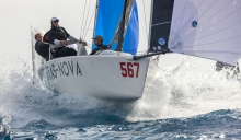 Universitas Nova CRO567 of Ivan Kljakovic Gaspic at the Melges 24 Europeans 2022 on Day One