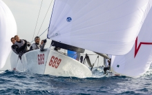 Strambapapa ITA689 of Michele Paoletti at the Melges 24 Europeans 2022 on Day One