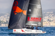 Razjaren CRO728 of Ante Cesic - top performer of the open division at the Melges 24 Europeans 2022 in Genova on Day Two