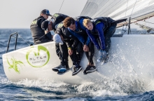 Altea ITA722 of Andrea Racchelli with Gaudenzio Bonini, Michele Gregoratto, Rebecca Anderson, Matteo De Luca - Melges 24 Europeans 4th 2022 in Genoa