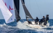 Taki 4 ITA778 of Marco Zammarchi with Niccolò Bertola, Pietro Seghezza, Giacomo Fossati and Giovanni Bannetta - 2nd best Corinthian team at the 2022 Melges 24 European Championship in Genoa