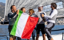 Strambapa ITA689 - Michele Paoletti, Giovanna Micol, Giulia Pignolo, Davide Bivi and Pietro Perelli - 2022 Melges 24 European Champions in Genoa