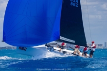 3 1/2 Men USA862 of Steve Suddath - Melges 24 Worlds 2022 - Ft. Lauderdale, FL, USA