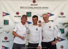 Giulio Desiderato, Nicholas Dal Ferro and Federico Valenti representing Andrea Pozzi's Bombarda - 2022-2023 Bacardi Invitational Winter Series Event 2