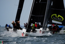 Melges 24 racing in Malcesine May 2023