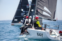 IGGY CRO763 of Stipe Cesic with Zlatko Vodanovic,  Denis Stanojevic and Andrej Soos Maceljski - CRO Melges 24 Cup 2023 Event 4 in Trogir