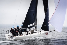 RAZA MIXTA USA829 of Peter Duncan with Morgan Trubovich, Erik Shampain, Patrick Wilson and Victor Diaz De Leon - Runner-up of the Melges 24 World Championship 2023 - Middelfart, Denmark