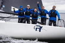 PACIFIC YANKEE USA865 of Drew Freides with Nic Asher, Charlie Smythe, Alec Anderson and Mark Ivey - new Melges 24 World Champions - Melges 24 World Championship 2023