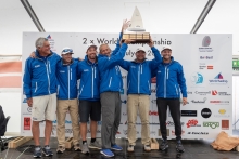 PACIFIC YANKEE USA865 of Drew Freides with Nic Asher, Charlie Smythe, Alec Anderson and Mark Ivey - new Melges 24 World Champions 