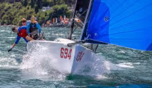 Miles Quinton’s Gill Race Team (GBR) with Geoff Carveth at the helm 