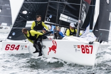 Razjaren CRO867 - the newest boat in the Melges 24 fleet built in Europe in 2023