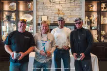 FLYING TOASTER USA613 team of Mike Dow with Bob Clark, Gregg Diehl and James Olsen - 2023 Melges 24 U.S. Nationals 