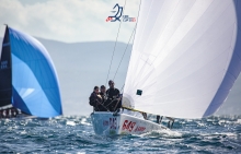 Mataran 24 steered by Ante Botica, completed the overall podium of the Split Melges 24 Cup