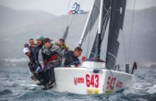 Tutta Forza of Niko Jakovcev, completed the Corinthian podium at the Split Melges 24 regatta 