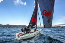 Razjaren (CRO) of Lukasz Podniesinski with Ante Cesic at the helm, finished the 2023 Melges 24 European Sailing Series on the fifth position - Melges 24 Croatian Championship 2023 - Trogir, November 2023