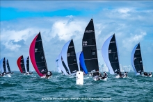 Melges 24 fleet in Bacardi Winter Series event 2 - Day 2 January 2024