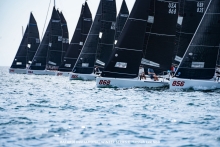 Melges 24 fleet in Bacardi Winter Series event 2 - January 2024